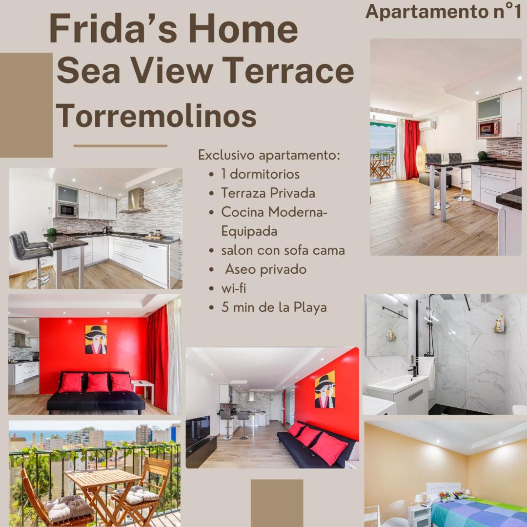 Frida'S Home-Sea View Terrace Torremolinos Bagian luar foto